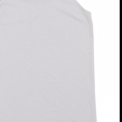 Womens UK Size 14 Boohoo Grey Camisole T-Shirt