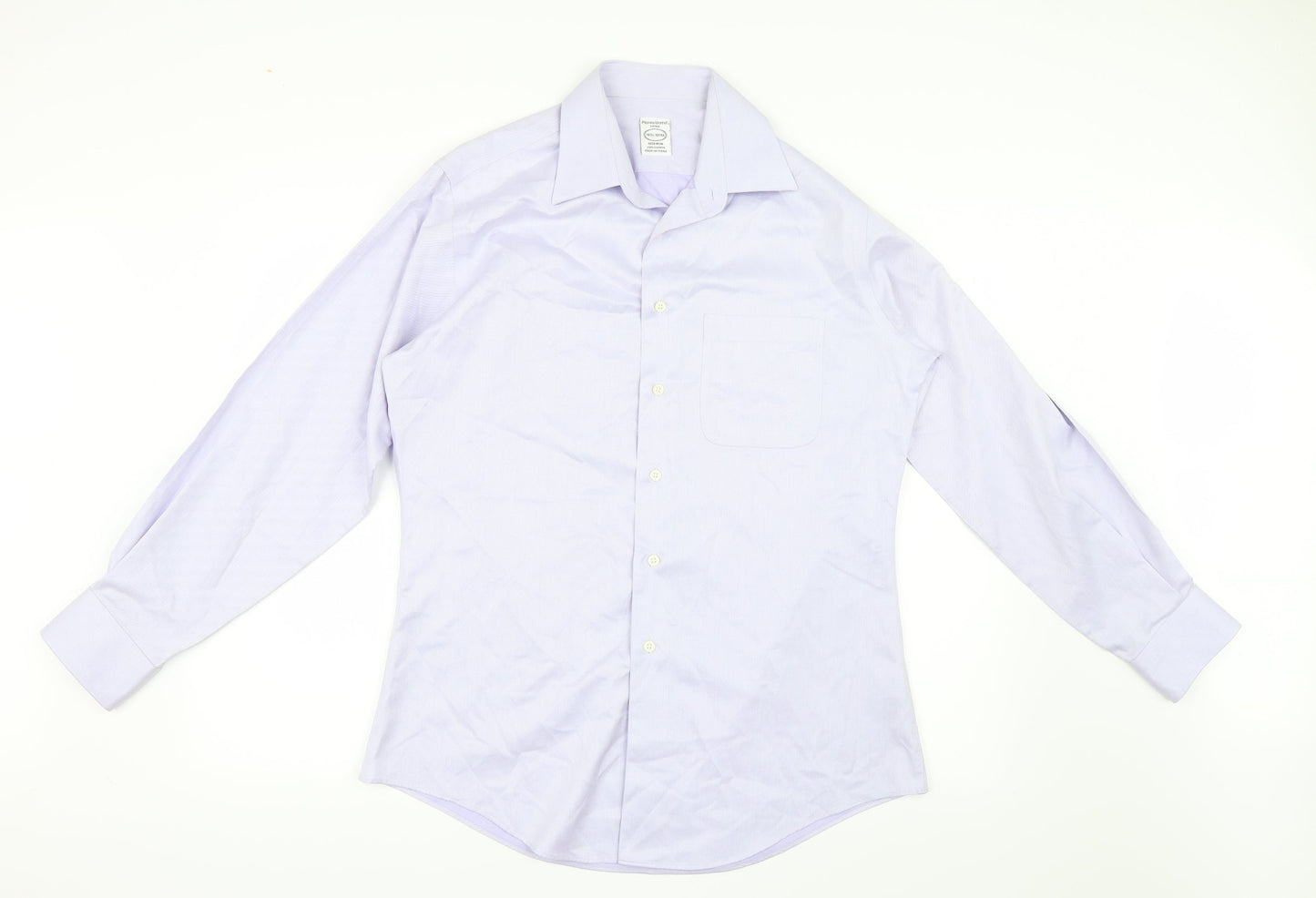 Pronto Uomo Mens Blue    Button-Up Size 15.5