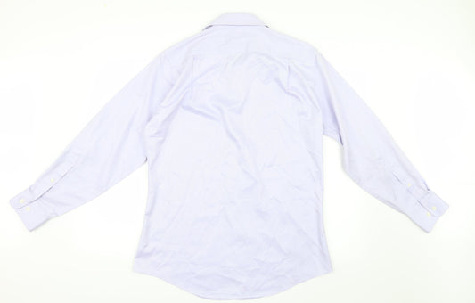 Pronto Uomo Mens Blue    Button-Up Size 15.5