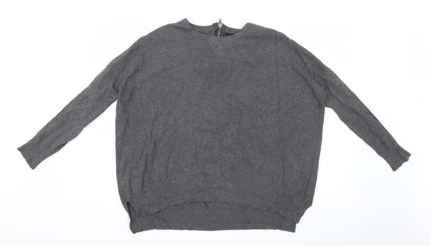Atmosphere Womens Grey  Knit Pullover Jumper Size 10