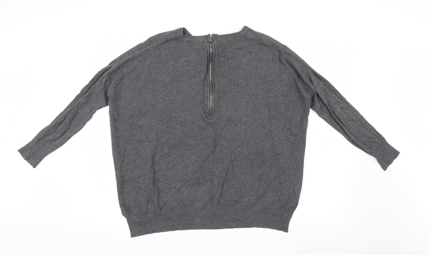 Atmosphere Womens Grey  Knit Pullover Jumper Size 10