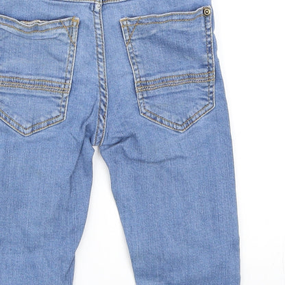 Vertbaudet Girls Blue  Denim Straight Jeans Size 8 Years