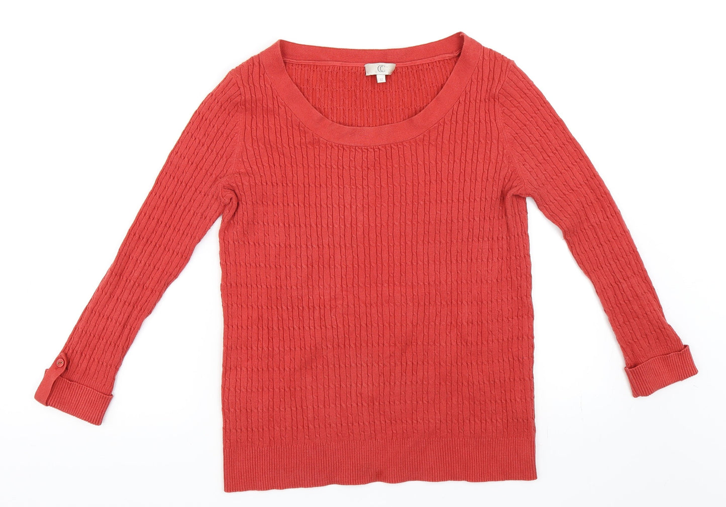 CC Womens Orange   Pullover Jumper Size M