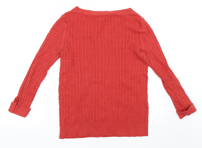 CC Womens Orange   Pullover Jumper Size M