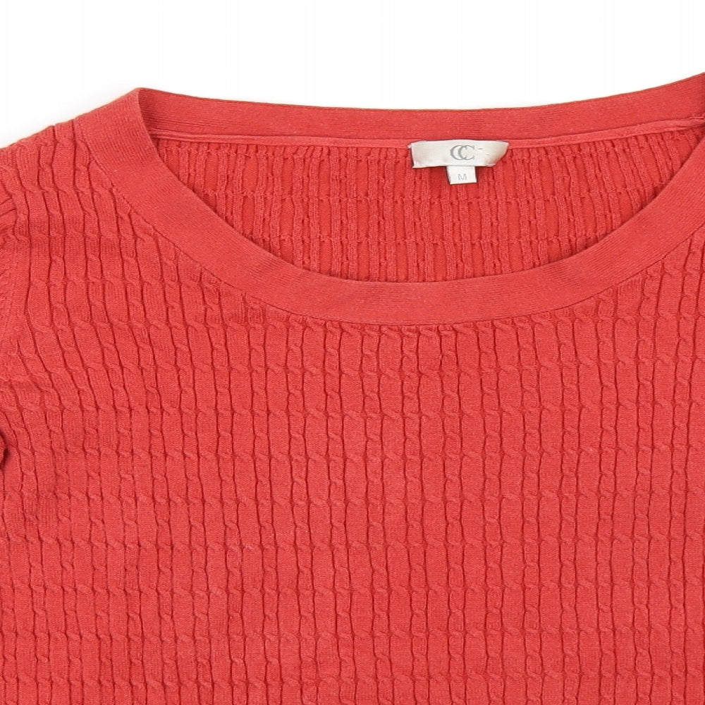 CC Womens Orange   Pullover Jumper Size M