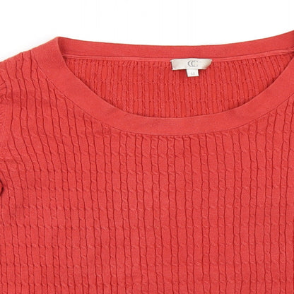 CC Womens Orange   Pullover Jumper Size M
