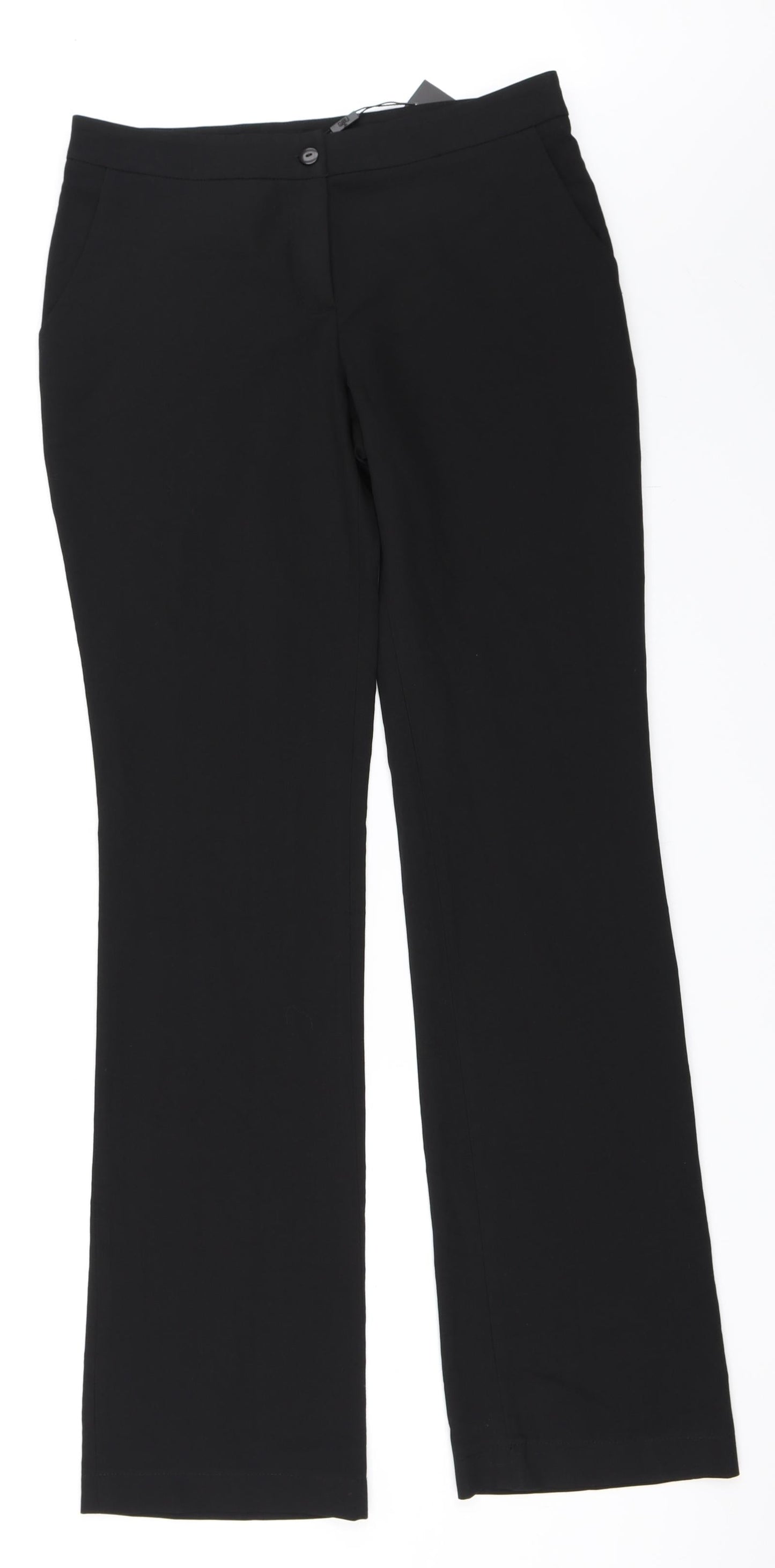 NIFE Womens Black   Trousers  Size 38 L33 in