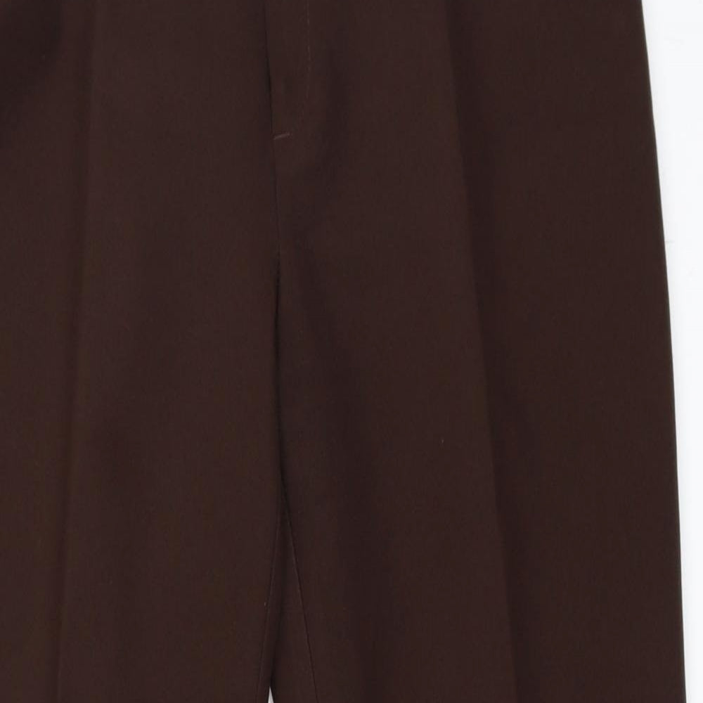 Womens UK Size 38 Preworn Regular Fit  Brown Trousers