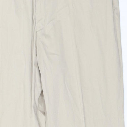 Womens UK Size 38 in Marks and Spencer Regular Fit  Beige Trousers