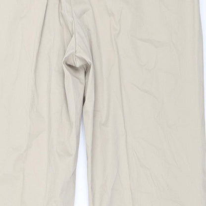 Womens UK Size 38 in Marks and Spencer Regular Fit  Beige Trousers