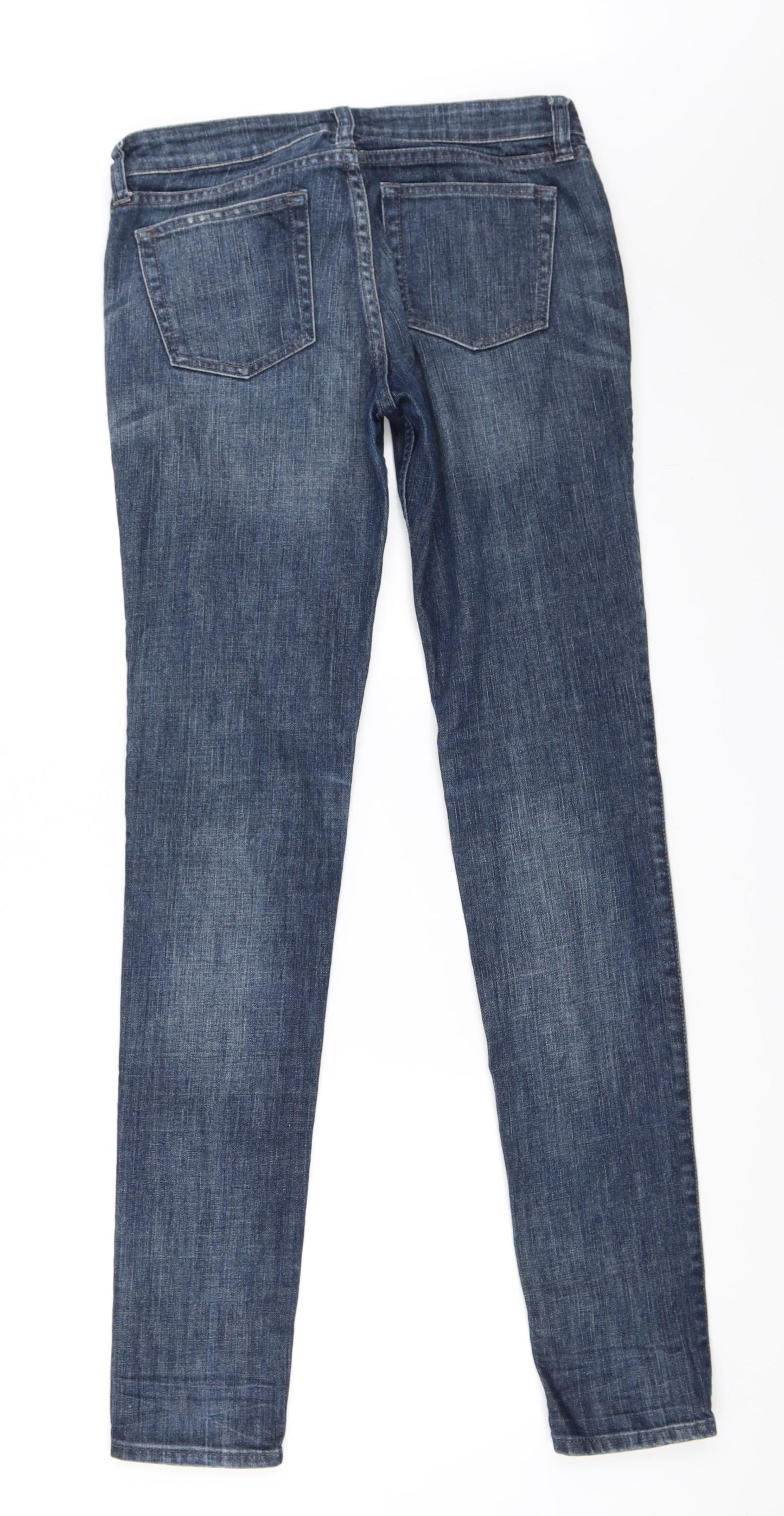 Womens UK Size 6 Preworn Regular Fit Skinny Blue Jeans