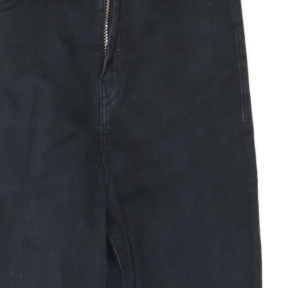 Topshop Womens Black   Skinny Jeans Size 28 in L30 in