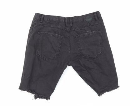 Preworn Mens Black   Chino Shorts Size 32 in
