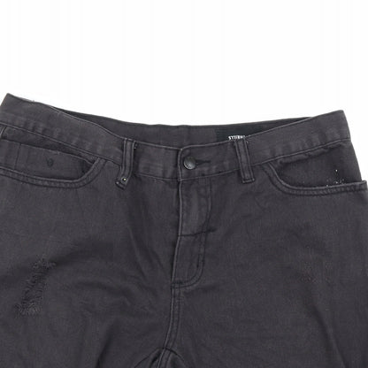 Preworn Mens Black   Chino Shorts Size 32 in