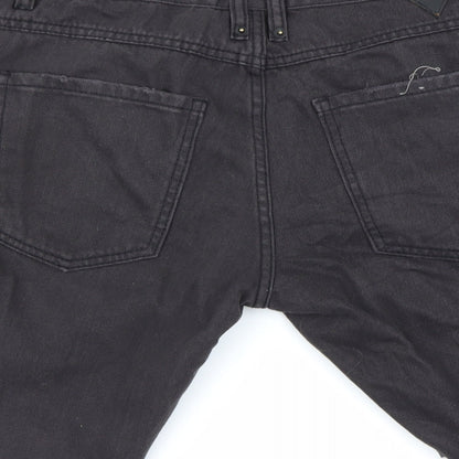 Preworn Mens Black   Chino Shorts Size 32 in