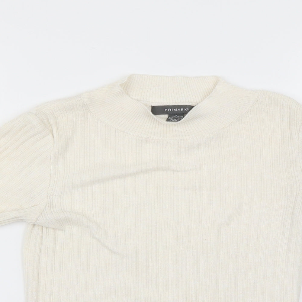 Primark Womens Ivory   Pullover Jumper Size S