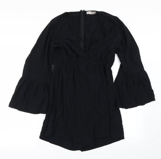 Pull&Bear Womens Black   Jumpsuit One-Piece Size 8