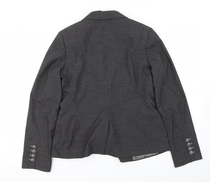 Womens UK Size 12 H&M Regular Grey Blazer