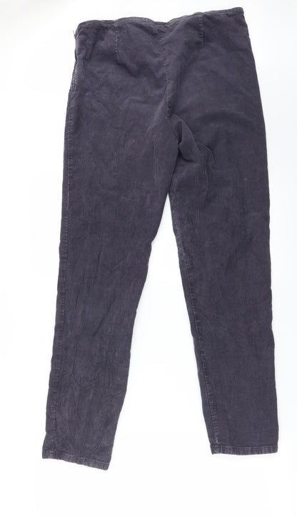two day jeans Womens Purple  Corduroy Straight Jeans Size 33 in L29 in