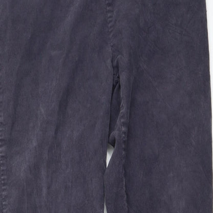 two day jeans Womens Purple  Corduroy Straight Jeans Size 33 in L29 in