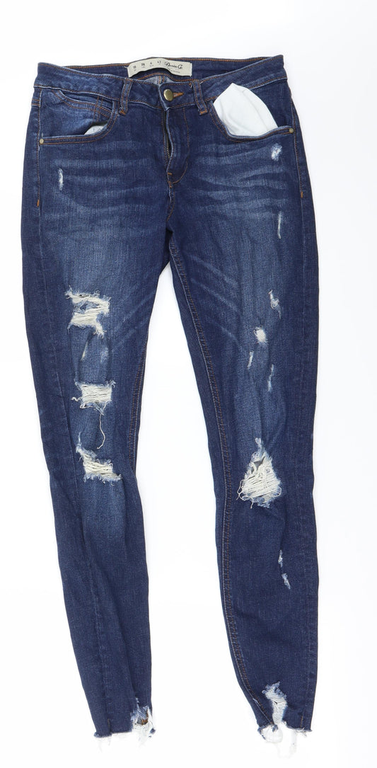 denim co Womens Blue   Skinny Jeans Size 10 L28 in