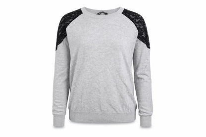 Womens UK Size 10 Select Grey Basic T-Shirt