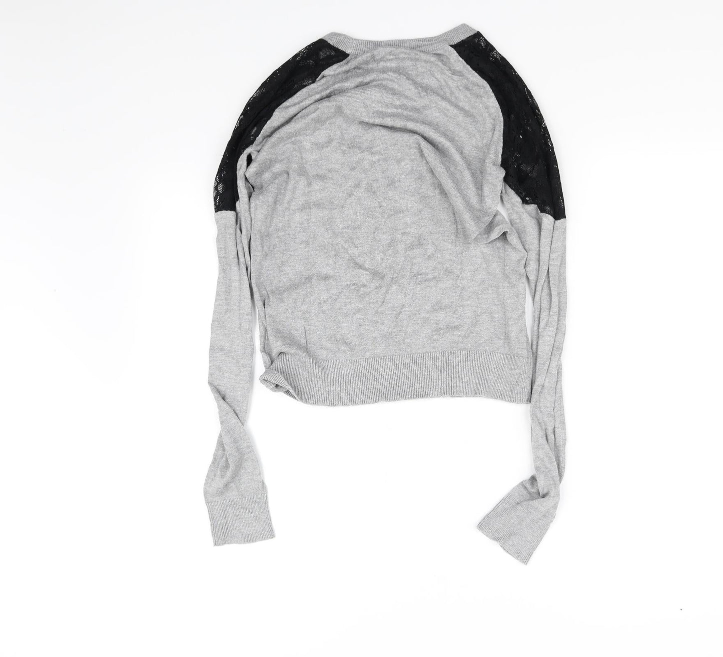 Womens UK Size 10 Select Grey Basic T-Shirt