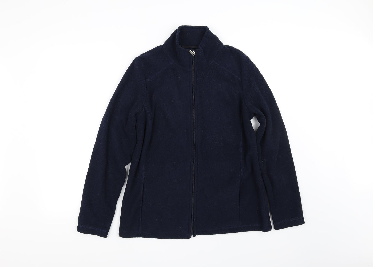 Preworn Womens Blue   Full Zip Jumper Size M