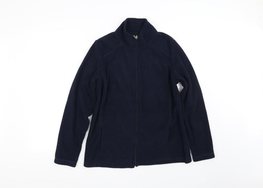 Preworn Womens Blue   Full Zip Jumper Size M