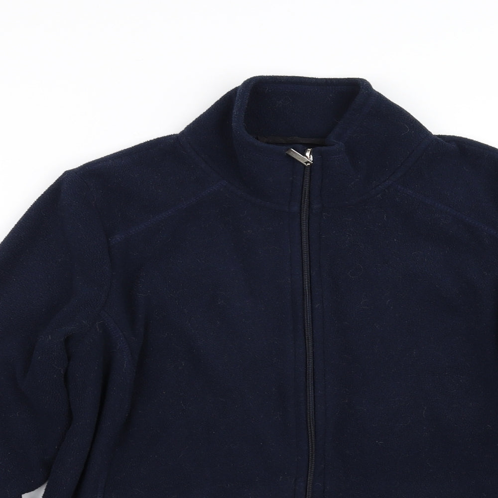 Preworn Womens Blue   Full Zip Jumper Size M