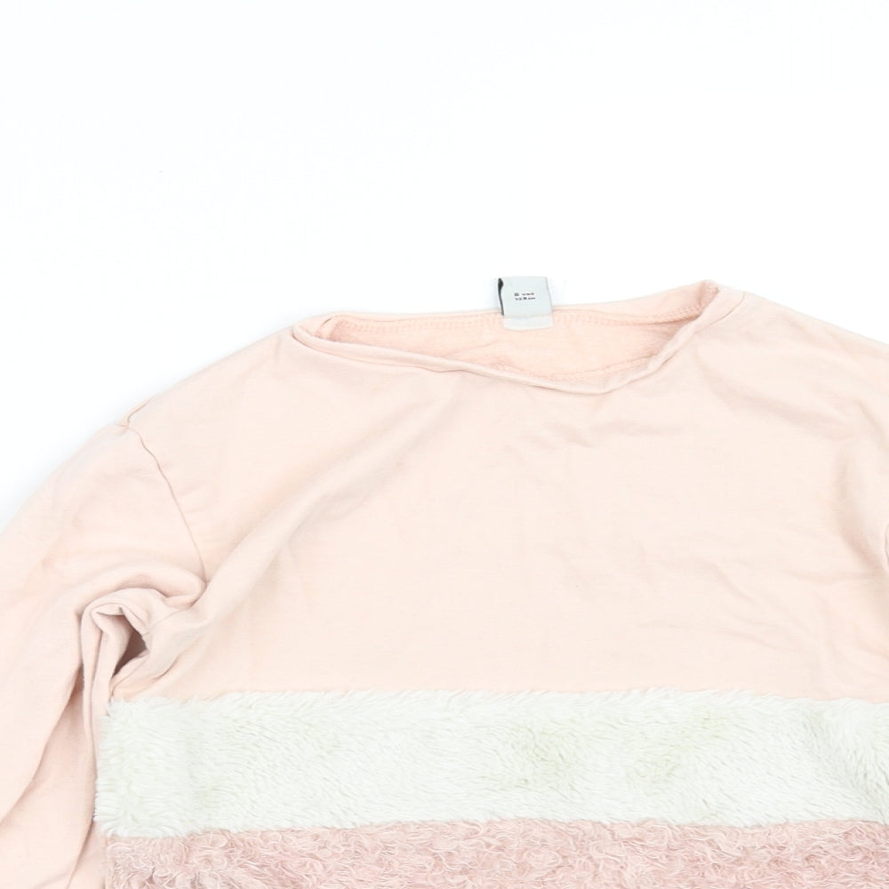 Tu  Girls Beige   Pullover Sweatshirt Size 8 Years