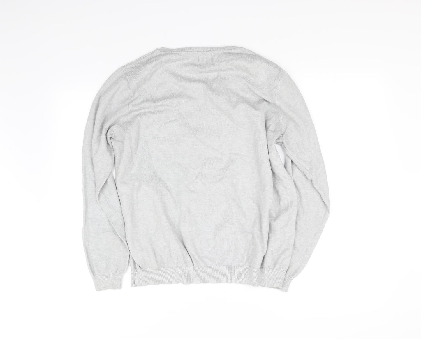 George Mens Grey   Pullover Jumper Size L