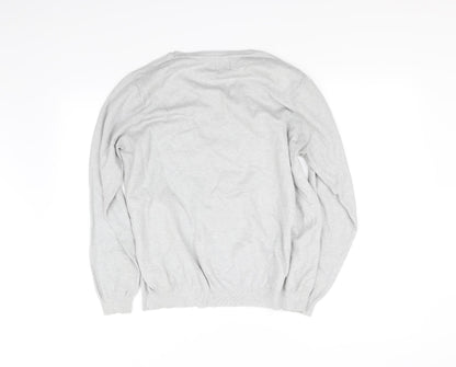 George Mens Grey   Pullover Jumper Size L