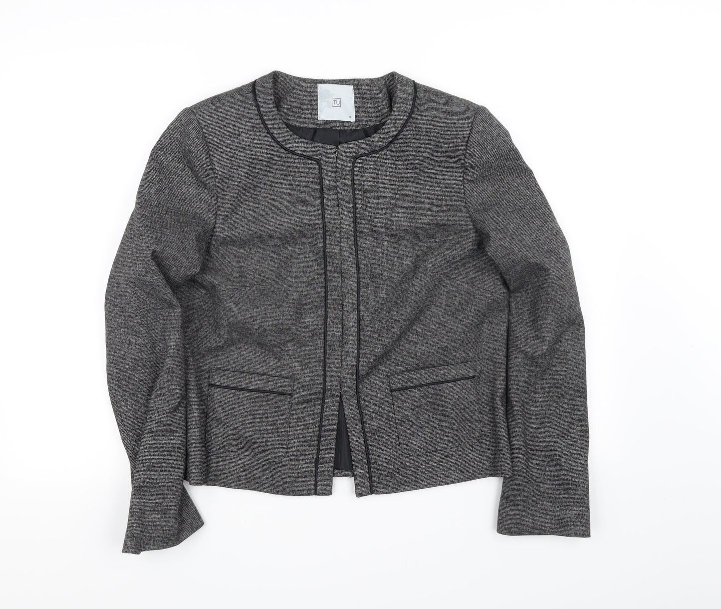 TU Womens Grey   Jacket Blazer Size 12