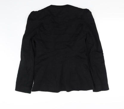 Womens UK Size 12 Love Label Black Jacket