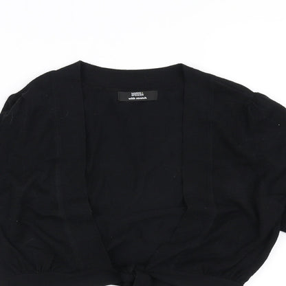 Womens UK Size 8 Marks and Spencer Black Basic Blouse