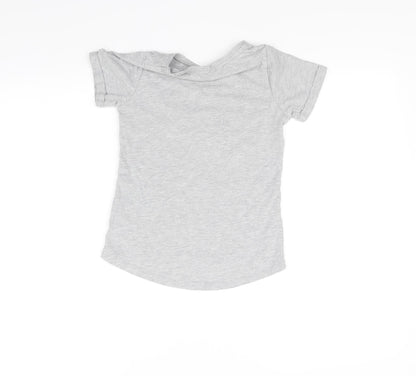I Love Girlswear Girls Grey   Basic T-Shirt Size 8 Years