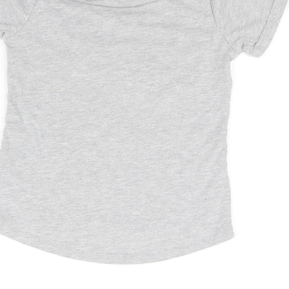 I Love Girlswear Girls Grey   Basic T-Shirt Size 8 Years