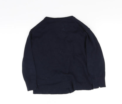 Zara Girls Blue   Cardigan Jumper Size 5 Years