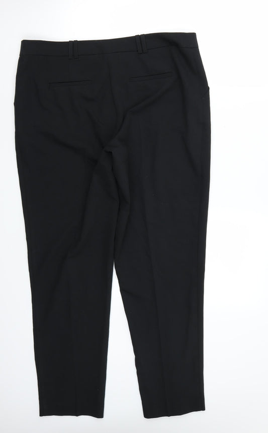 Womens UK Size 14 Dorothy Perkins Regular Fit  Black Trousers