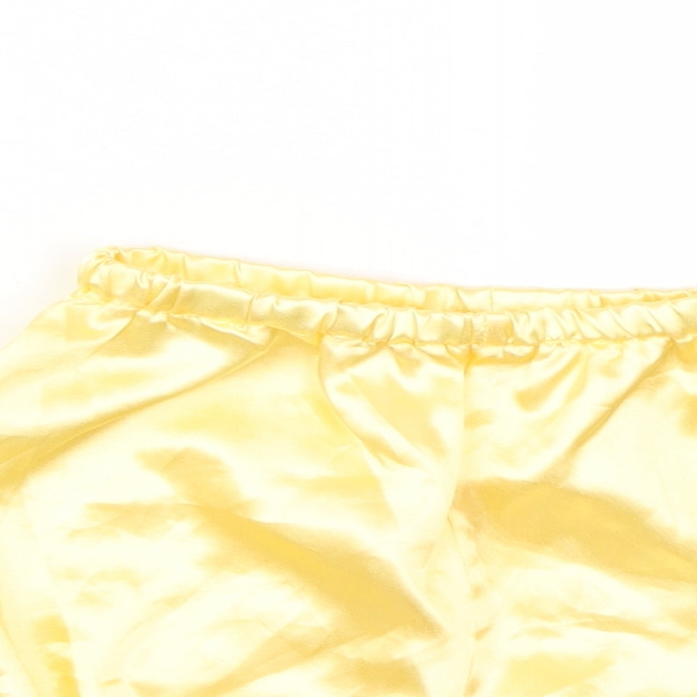 Preworn Boys Yellow   Cropped Trousers Size 12-18 Months