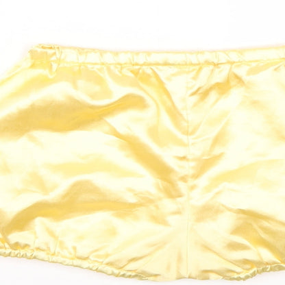 Preworn Boys Yellow   Cropped Trousers Size 12-18 Months