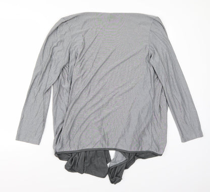 Marks and Spencer Womens Grey   Cardigan Jumper Size 16