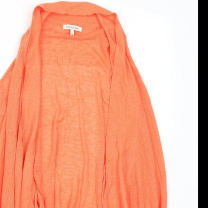 Riverisland Womens Orange   Cardigan Jumper Size 10