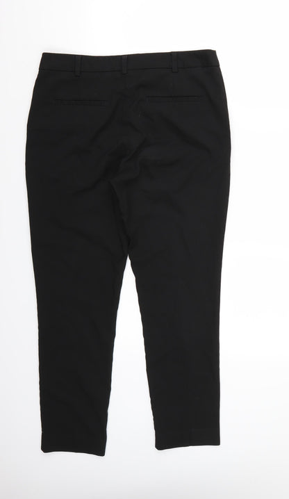 Womens UK Size 10 NEXT Regular Fit  Black Trousers
