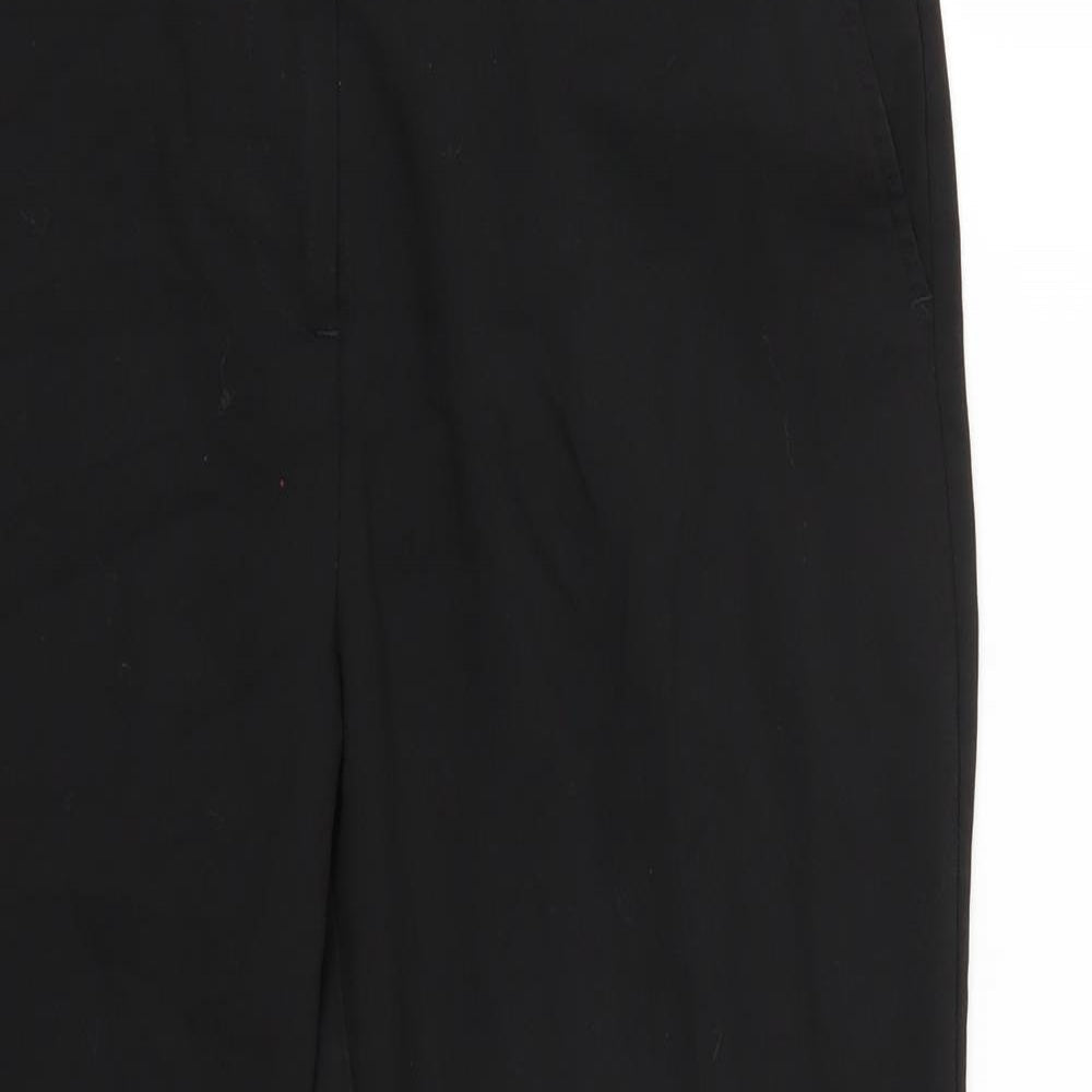 Womens UK Size 10 NEXT Regular Fit  Black Trousers