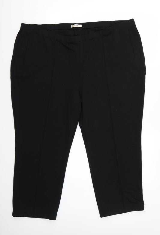 Classic Womens Black   Trousers   L27 in