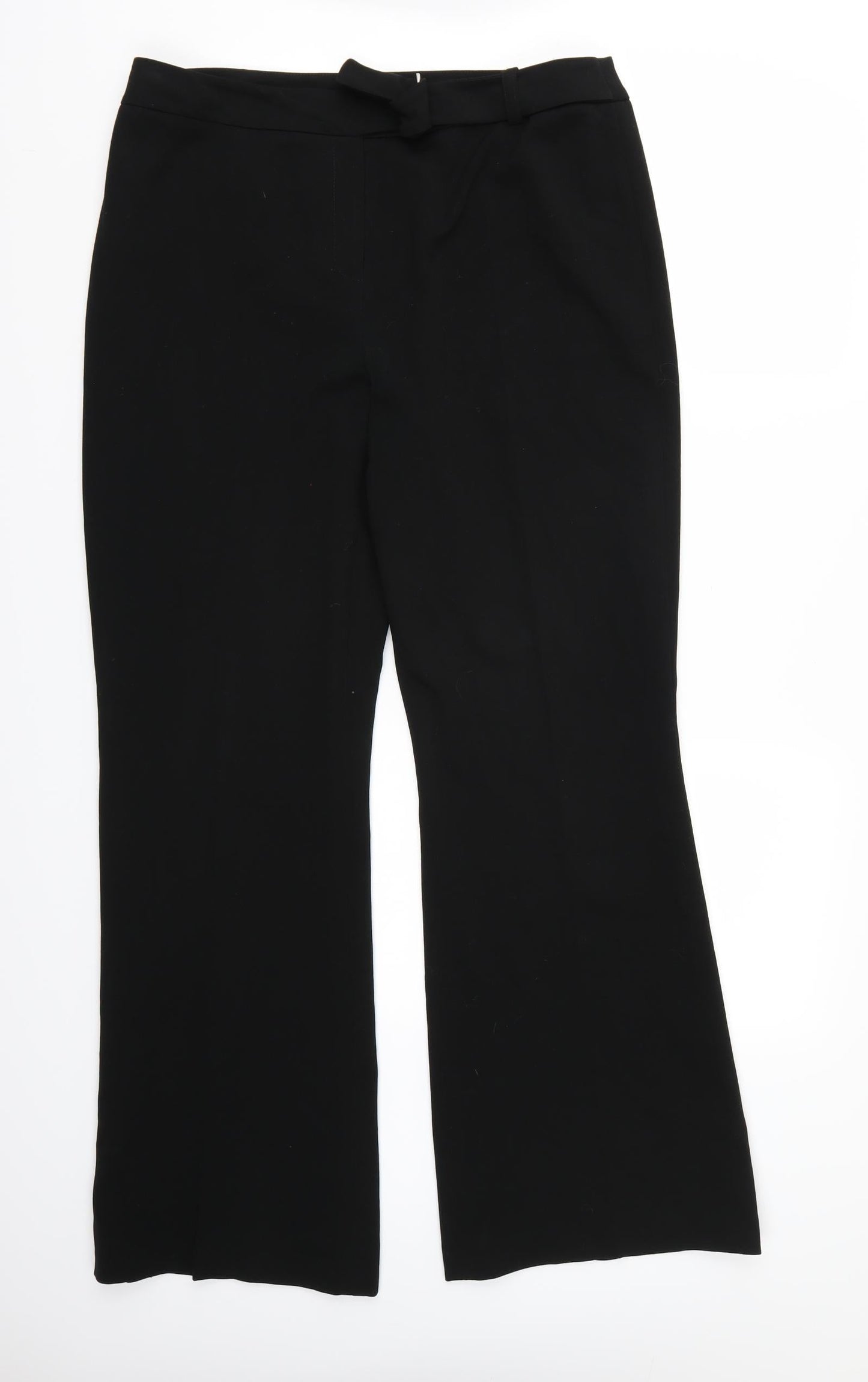 Denenhams Womens Black   Trousers  Size 14 L29 in