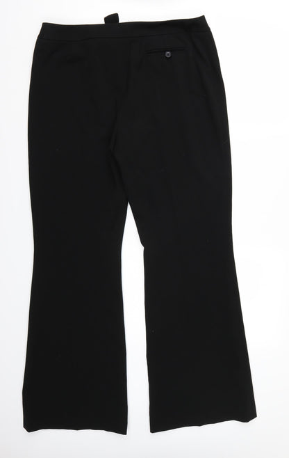 Denenhams Womens Black   Trousers  Size 14 L29 in