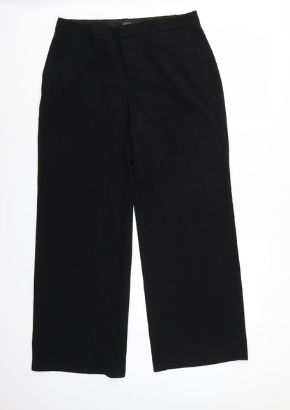 Womens UK Size 14 Marks and Spencer Regular Fit  Black Trousers